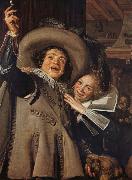 Frans Hals Young Man and Woman in an Inn oil painting